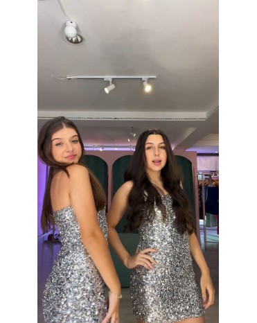 VESTIDO SILVER SHINE HMR 